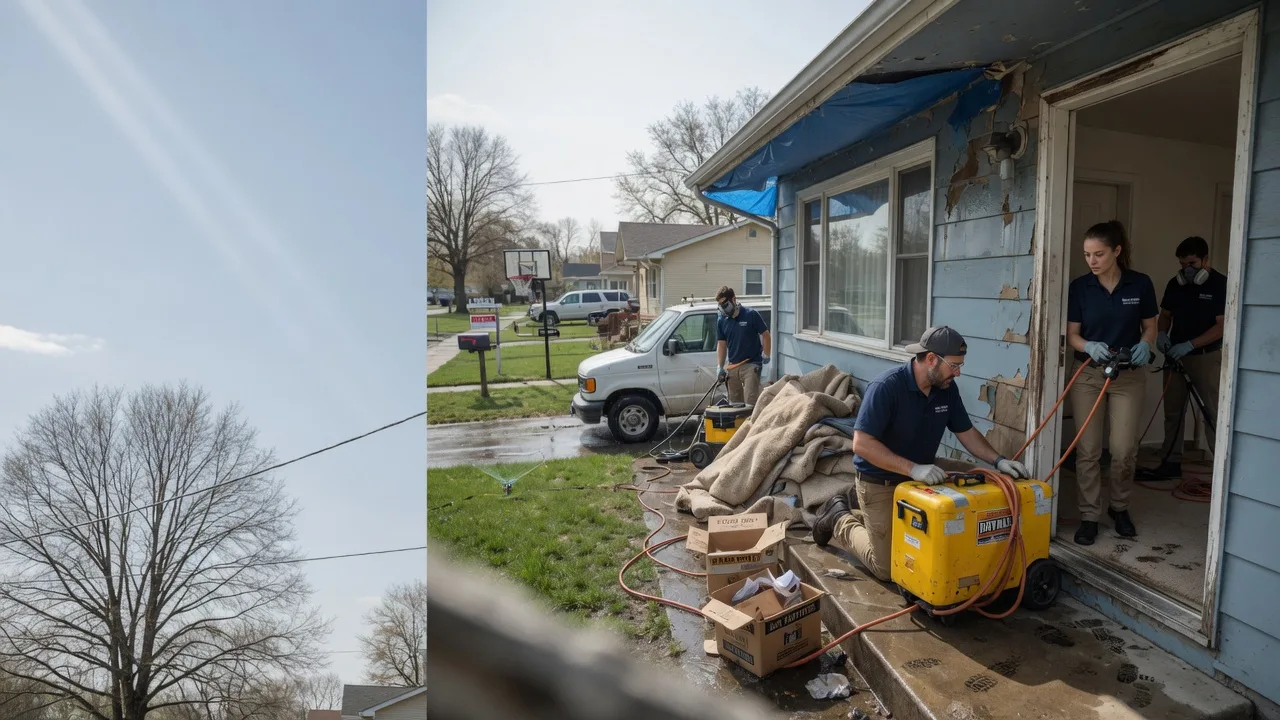 Basement Flood Cleanup in Perkins, OK near me
